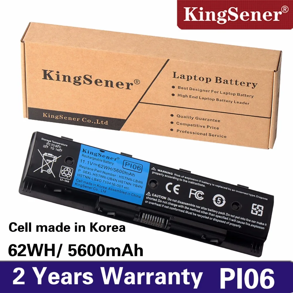 KingSener Korea Cell PI06 Battery For HP Enyy 14 15 17 Series For Pavilion 14-E051TX HSTNN-LB4N HSTNN-UB4O 710415-001 11.1V 62WH KingSener Korea Cell PI06 Battery For HP Enyy 14 15 17 Series For Pavilion 14-E051TX HSTNN-LB4N HSTNN-UB4O 710415-001 11.1V 62WH