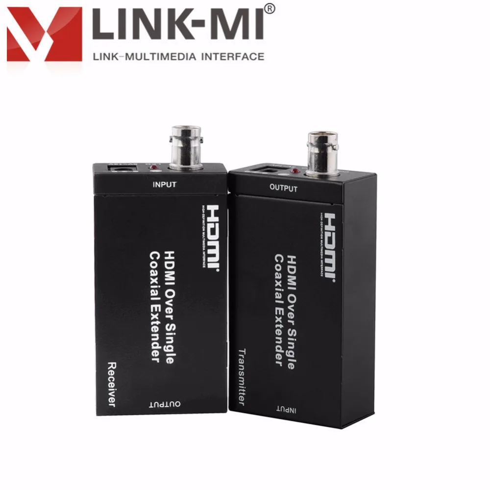 LINK-MI CX100 HDMI удлинитель над одним 100 м/328ft коаксиальный кабель с ИК-управлением