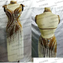 Новинка! Платье для латиноамериканских танцев, платье для танго сальсы Самба танцы, одежда для латинского танца, одежда для латиноамериканских танцев