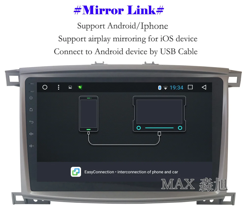 Best MAX IPS 2.5D 2G RAM 32G ROM Eight Core Android 8.1 Car DVD Player for Toyota Land Cruiser 100 LC100 LC 100 Bluetooth 4G WiFi SWC 8 Best MAX IPS 2.5D 2G RAM 32G ROM Eight Core Android 8.1 Car DVD Player for Toyota Land Cruiser 100 LC100 LC 100 Bluetooth 4G WiFi SWC 8