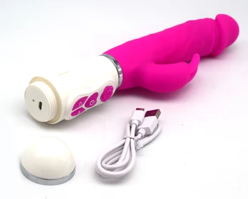 FAAK 10 Speed G Spot Rabbit Vibrator for Women Clitoris Massage Vagina Stimulate Vibrating Dildo Female Masturbator Sex Toy 3