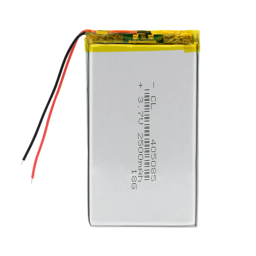 Размер 405085 3,7 v 2500mAh литий-ионная Lipo ячейка литий-полимерная аккумуляторная батарея для мобильного автомобиля dvr камера мобильный