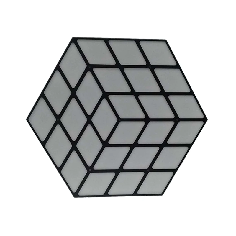 СВЕТОДИОДНЫЙ Магический Куб эффект плоский настенный светильник 3D клуб Дискотека освещение для сцены