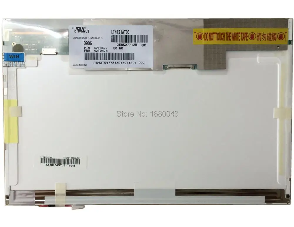 LTN121AT03 подходит для LTN121AT05 B121EW03 V.6 V.7 LTN121W1-L03 LP121WX1 LTN121AT02 N121I3-L01 20PIN XJ ЖК-экран ноутбука