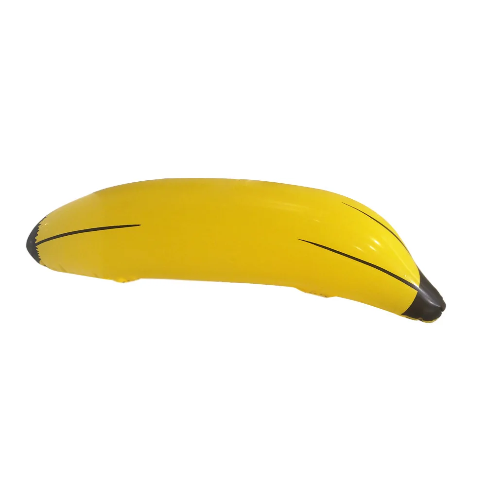 Новый Надувной банан детей ПВХ украшения игрушки для плавания желтый