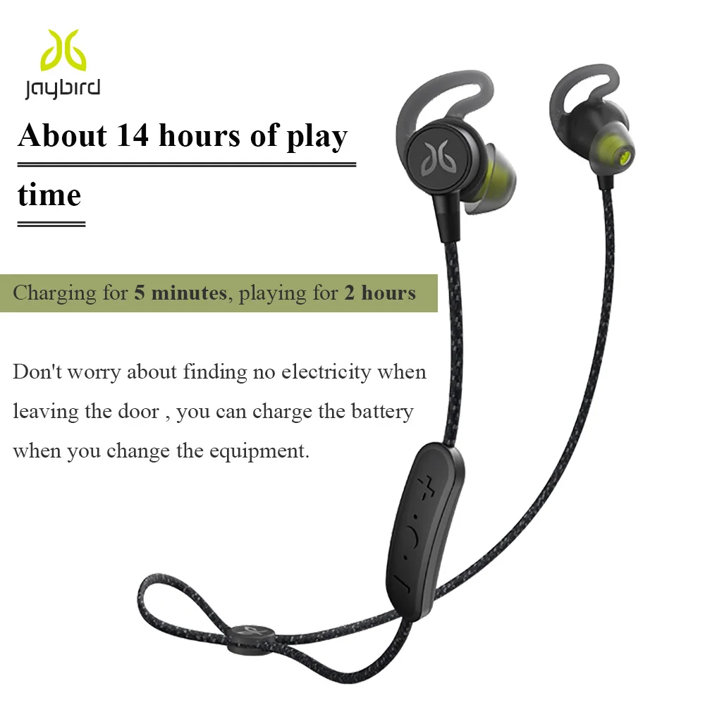 Оригинал Logitech Jaybird Tarah Pro Беспроводная Bluetooth 5 0 Спортивная Eaphones для спорта подходит