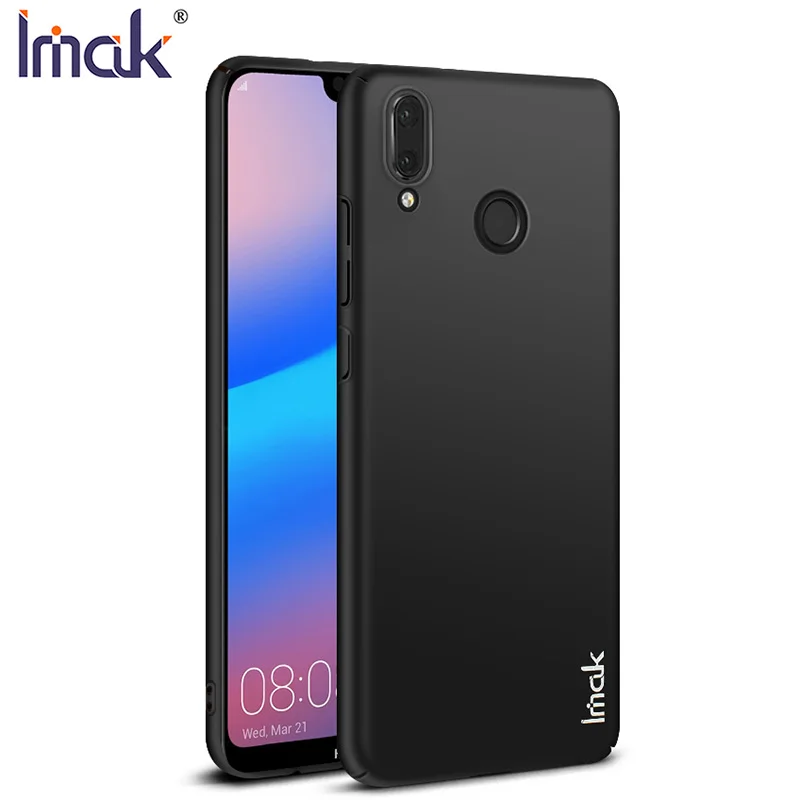 Жесткий чехол IMAK Jazz для huawei P20 Lite/Nova 3E Роскошный Глянцевый защитный из