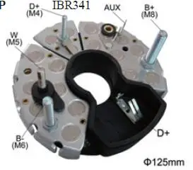 hnrock генератор выпрямителя 1242A400/BHP12509 1101-017RS REC-253 IBR341 IBR989 IBR989BLK-G6 RTF39713