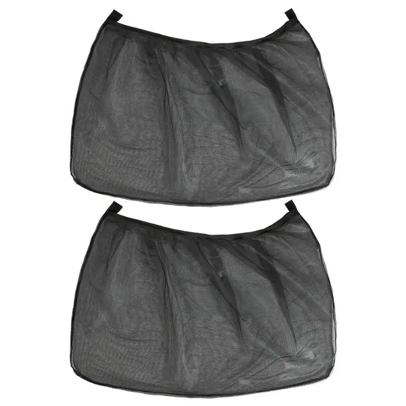 

2pcs 100x52cm/3.3x1.7ft Car Sun Shade Curtain Rear Side Window Mesh Sunshade Summer UV Protection Film