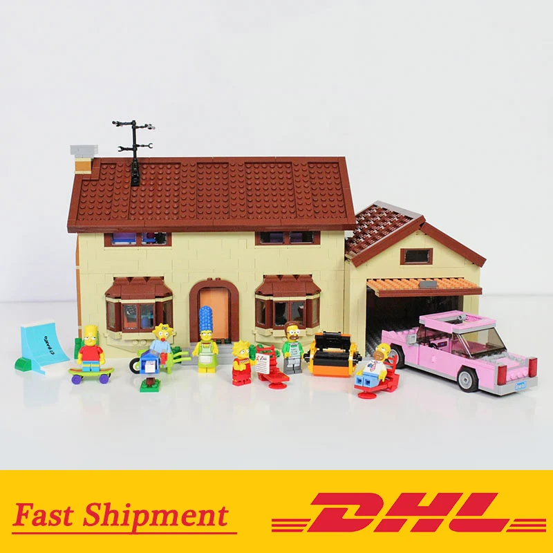 16005 The Simpsons House Building Blocks Family Home Model Bricks