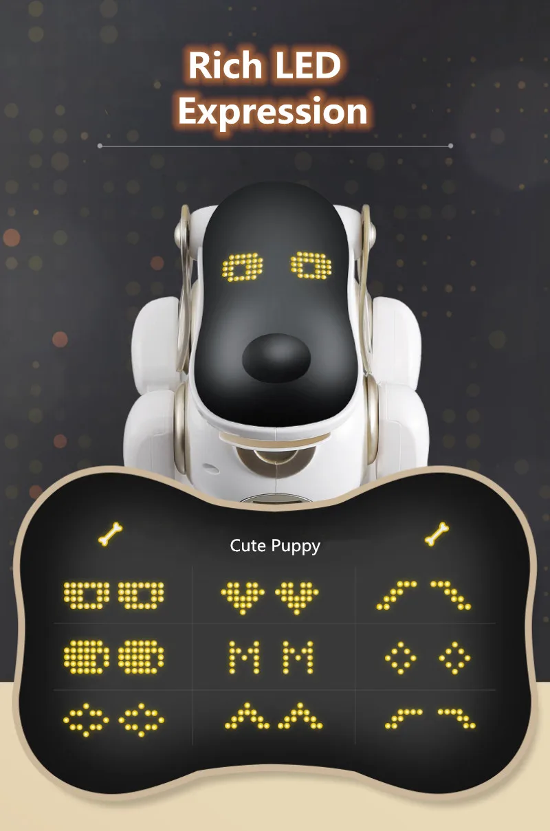 Brinquedo de Aprendizagem Jogar com a Criança Mais Novo Educacional Controle Remoto rc Robô Cão Animal Estimação Simulação ai Pode Cantar Falando Dança 16 Cheap Animais e robôs por radiocontrole