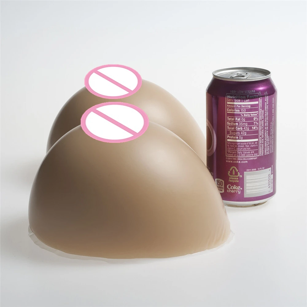

Circular Brown Crossdress Breast Large Boobs Form 2000g/Pair Drag Queen Shemale Silicone Artificial Breast Transgender Boobs