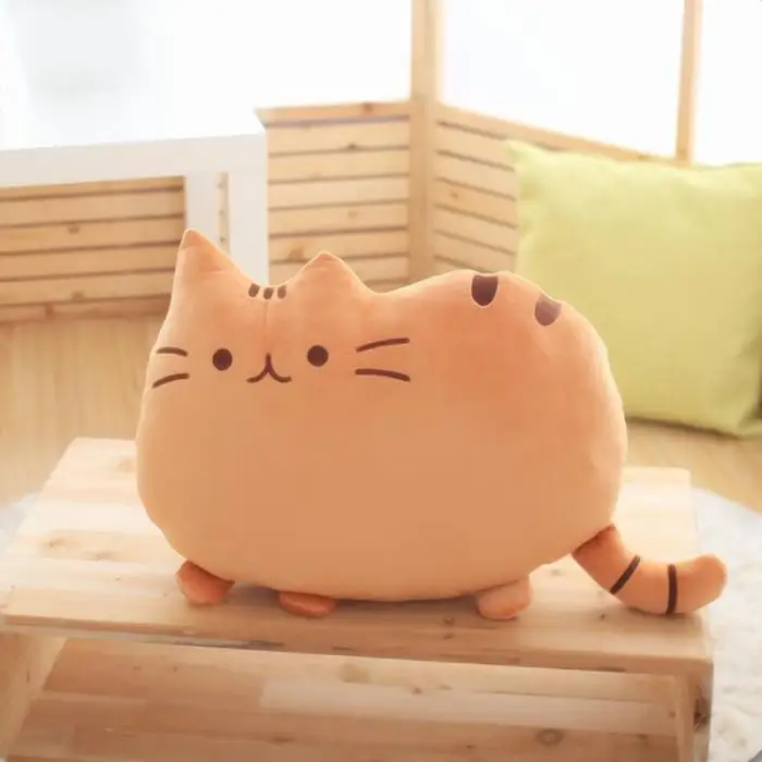 Kawaii кошки плюшевые подушки милые животные Catty плюшевые игрушки куклы для детские домашние декорации HFing