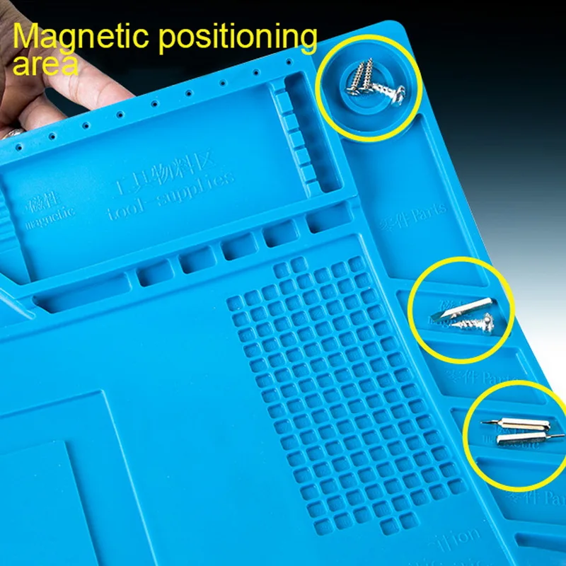 Теплоизоляционный рабочий коврик ESD паяльная станция термостойкая телефонная ремонтная подкладка Электромонтер изолятор площадка платформа