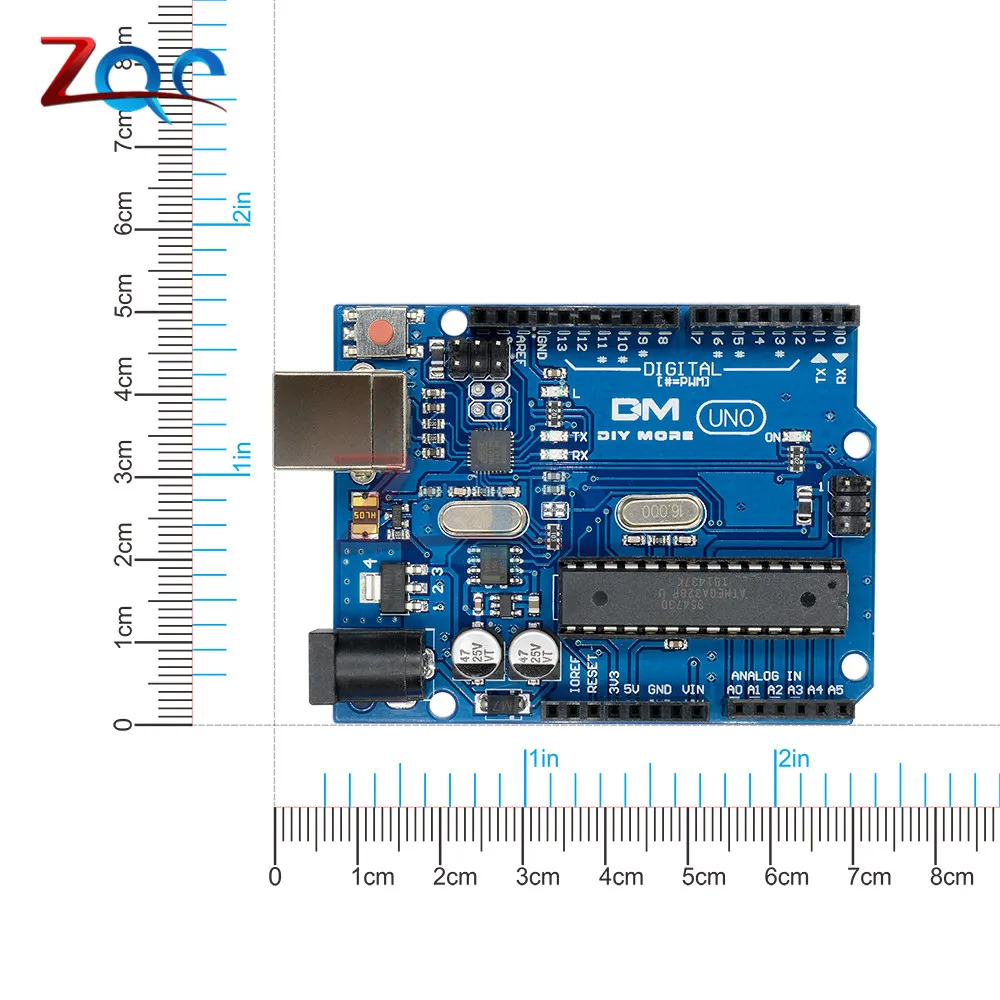 MEGA328P CH340G CH340 ATMEGA16U2 плата ввода/вывода ISP зуммер микроконтроллер для Arduino UNO R3 DC 3,3 В/5 В