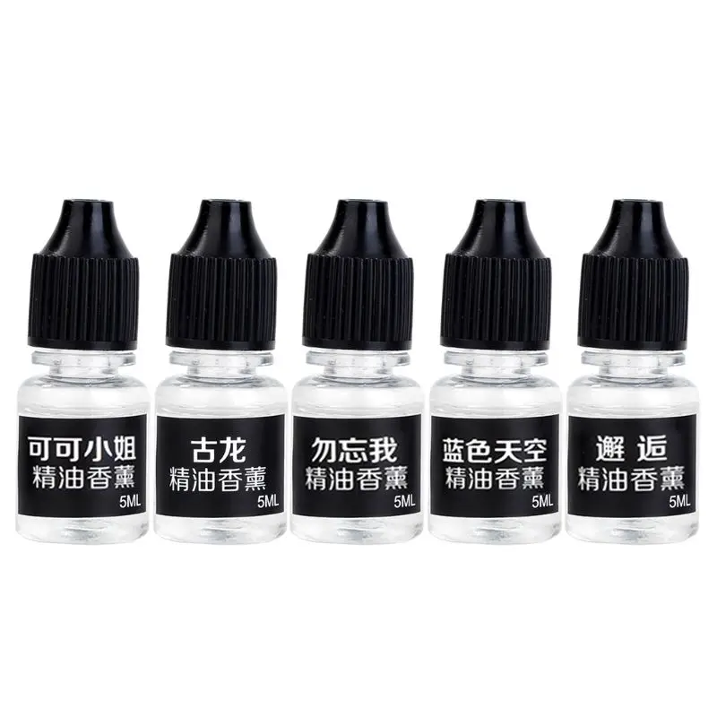 

5ml Mini Aromatherapy Essence Oil No Smoke Car Air Purifier Festival Party Wedding Room Home Scented Decor