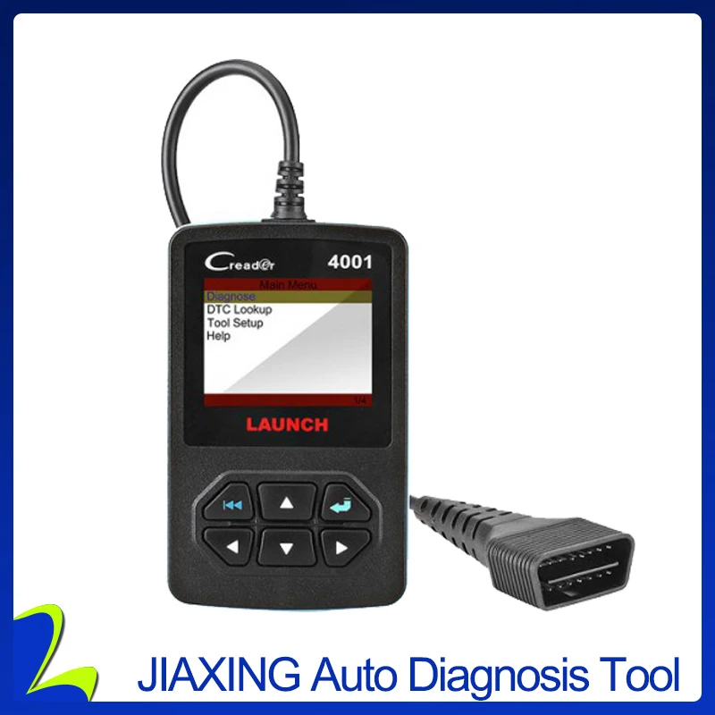 

Launch CReader 4001 OBD2 Code Reader Diagnostic Scanner Lifetime Free Update works with 2.4" TFT 320*240 dpi color LED display