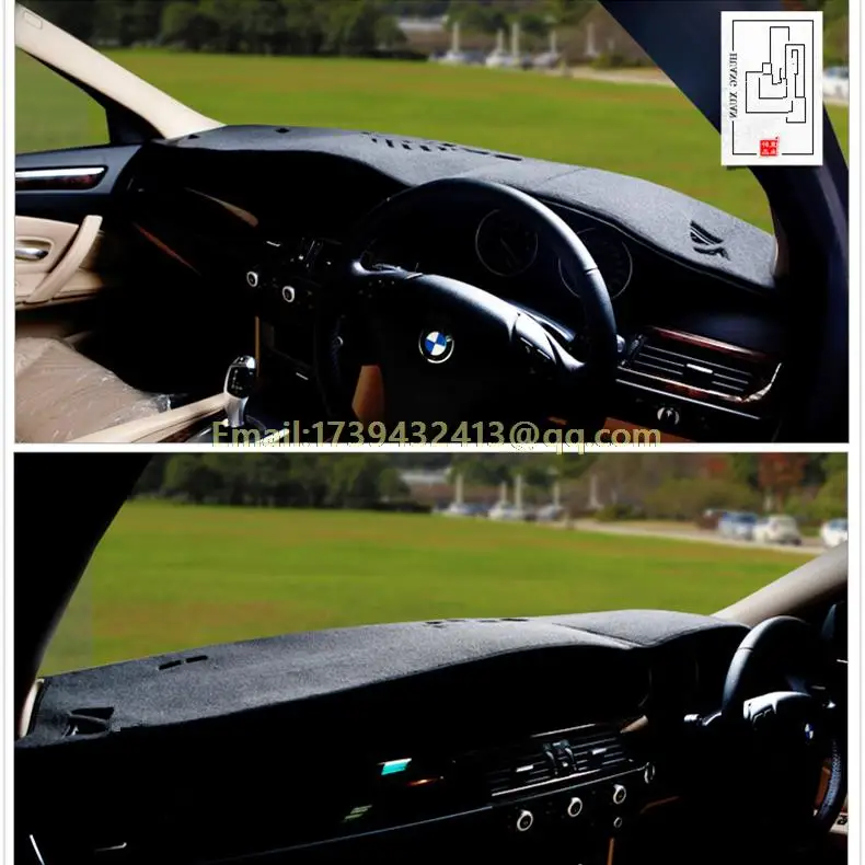 

dashmats car-styling accessories dashboard cover case for BMW 5 series GT 520i 528i 535i 530d 2004 2005 2006 2009 2010 RHD
