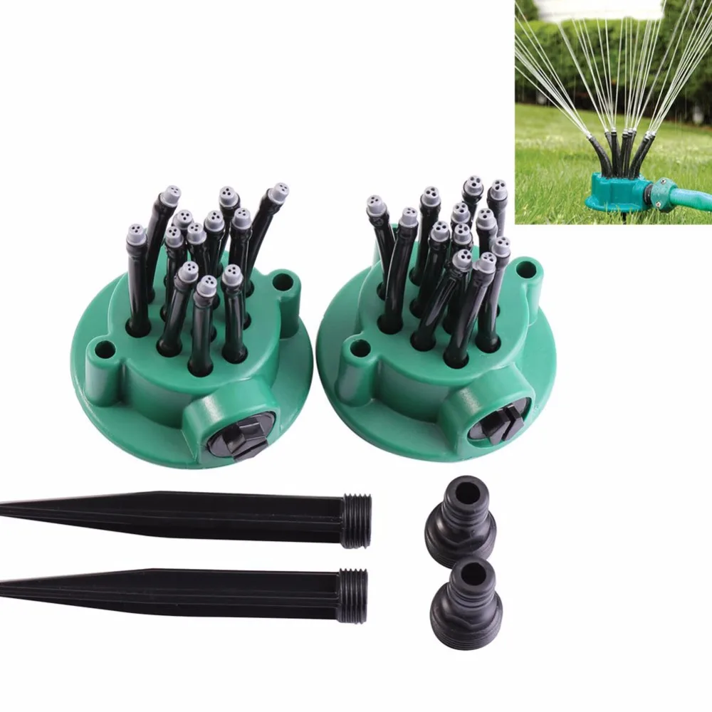 2Pcs Garden Greenhouse Multi use Automatic Spray Head Garden Lawn