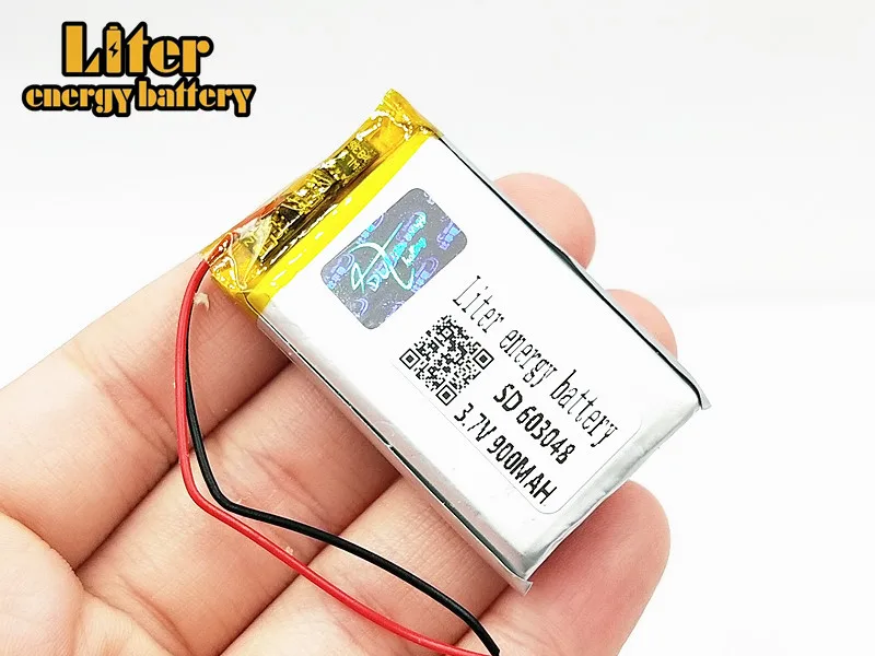 Размеры 603048 3,7 v 900 mah литий-полимерный Перезаряжаемые Батарея с PCB для Mp3 Mp4 Mp5 Gps Динамик Drone DIY цифровых продуктов