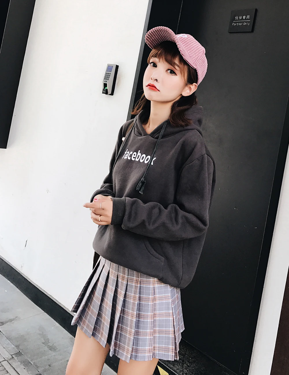 High Waist Pleated Skirt Anime Cosplay School Uniform Student Girl ...
