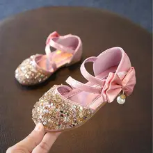 Детские туфли принцессы для девочек с блестками, для свадебной вечеринки, для маленьких детей, лидер продаж, обувь для девочек, розовые, серебряные, школьные Танцевальные Кроссовки