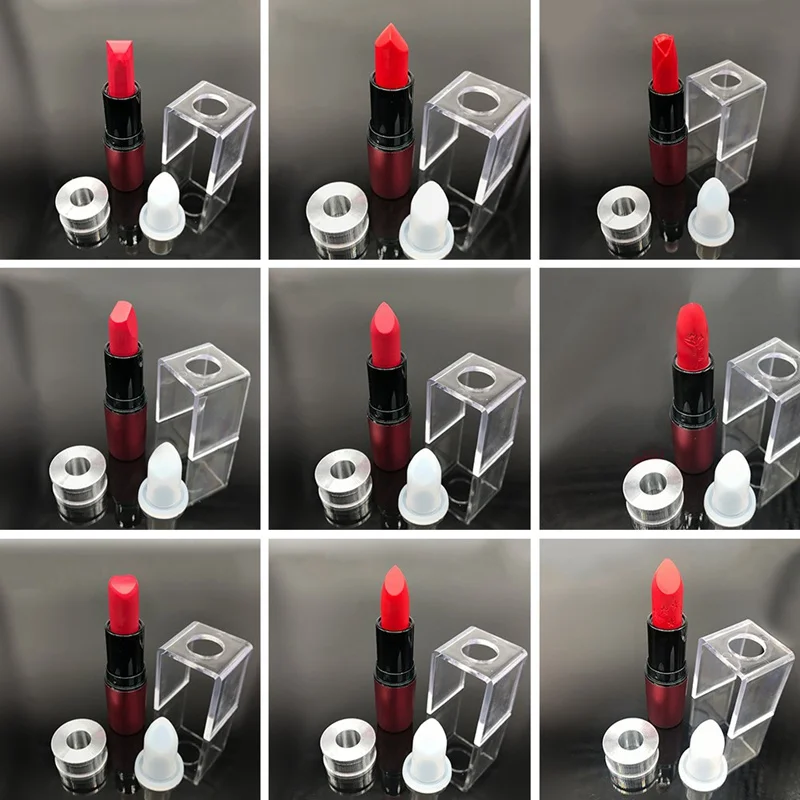 3 шт./компл. силиконовая Помада Форма алюминиевое кольцо держатель ...