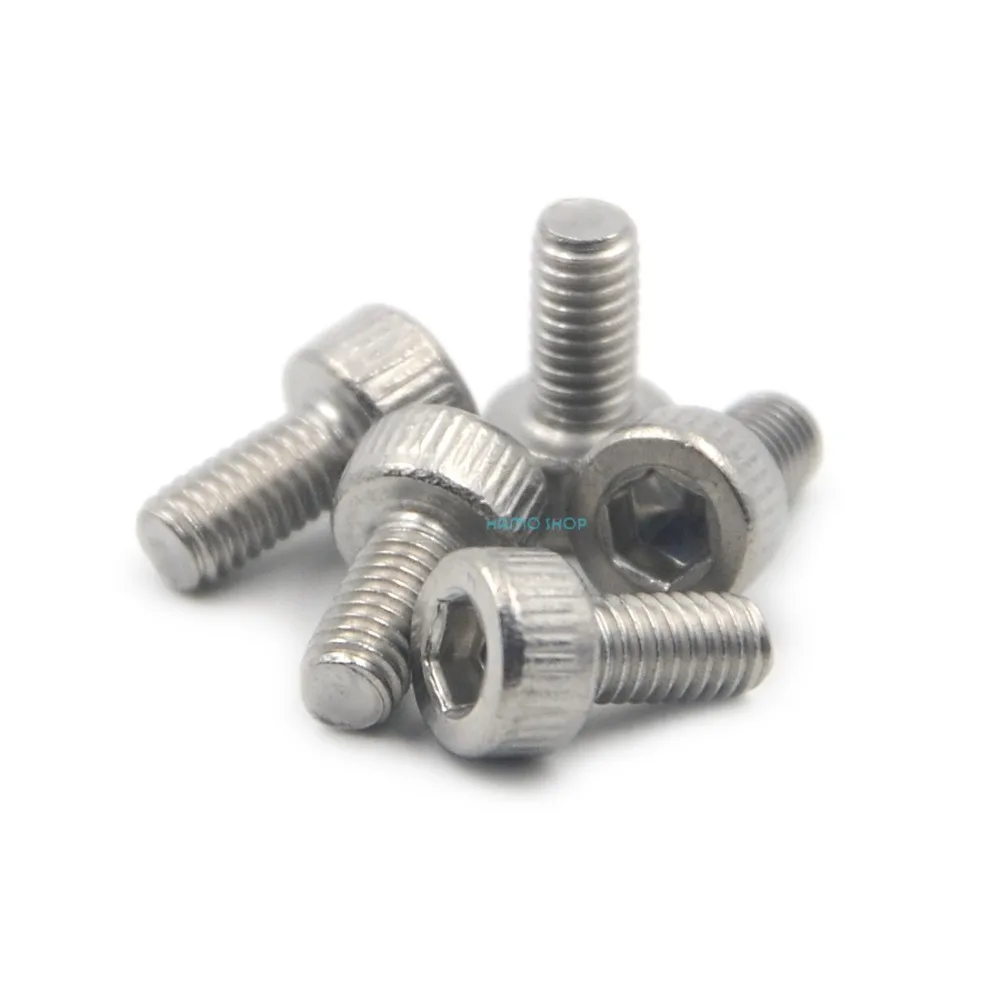 

100pcs M3x6mm Stainless Steel Allen Hex Socket Head Cap Fastener Thread Screw Bolts