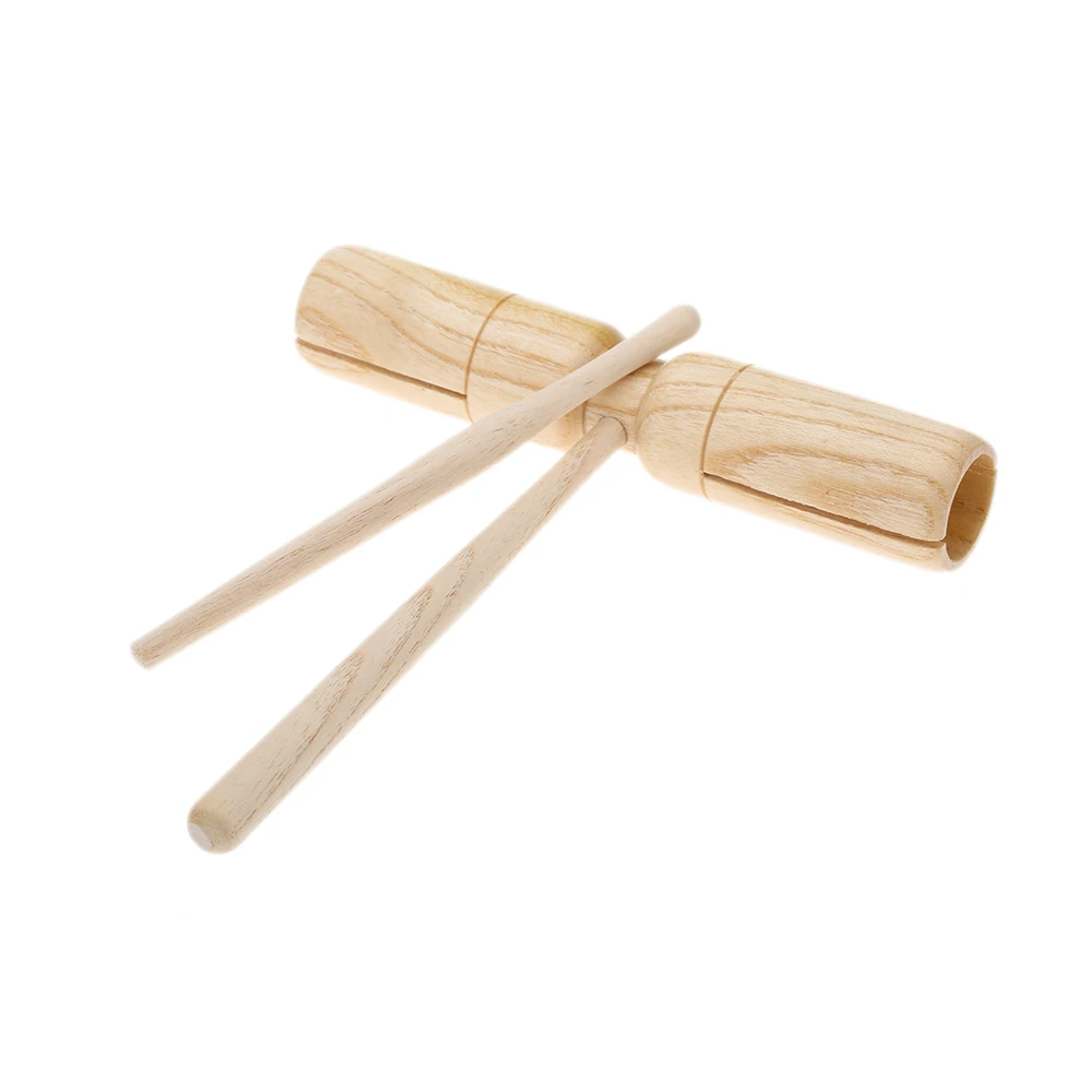 

Little Wooden Crow Sounder Two Tone Exquisite Kid Children Musical Toy Percussion Instrument