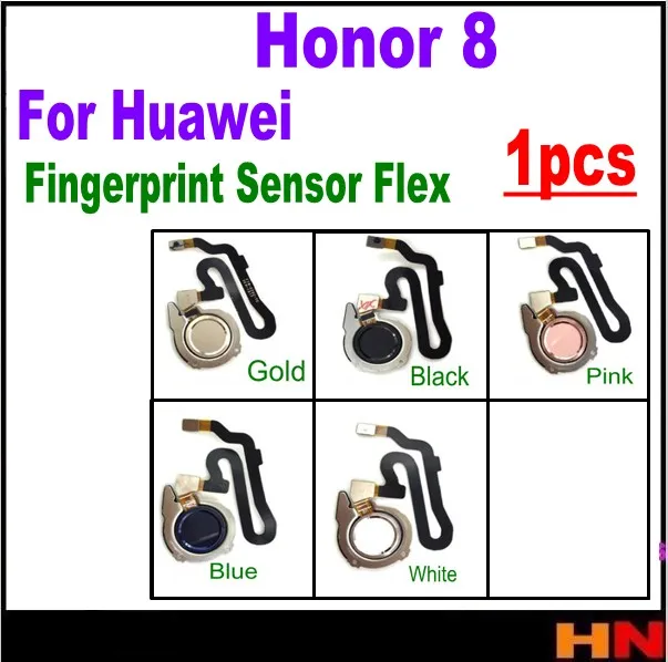 1 шт. для Huawei Honor 8 Кнопка отпечатков пальцев Honor8 разблокировка пальца ключ сенсор