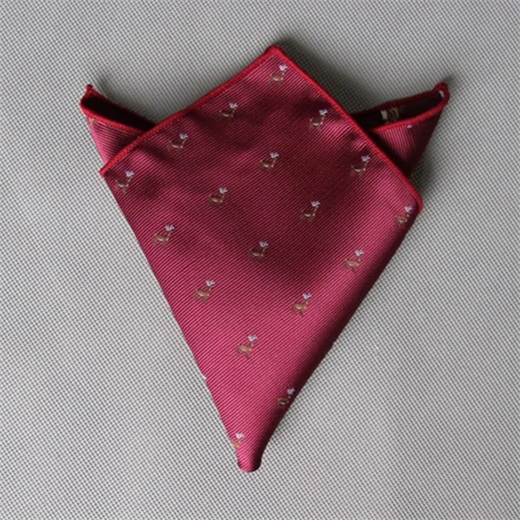 Mantieqingway Модные мужские карманные квадратные полиэстер Цветочный платок для деловых костюмов Свадебные Пейсли карманные полотенца Hankies - Цвет: 003