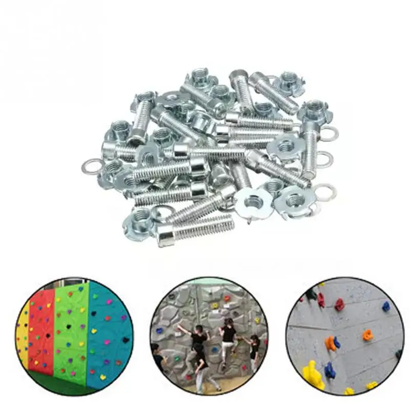 10pcs Indoor Rock Climbing Stones Handware Screws Climbing Hold Rock
