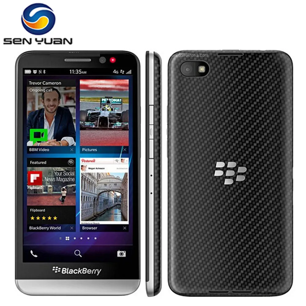 

Original BlackBerry Z30 Unlocked cell phone 8.0MP Camera 5 " Screen Dual-Core 16GB ROM 3G&4G WIFI GPS z30 mobile phone