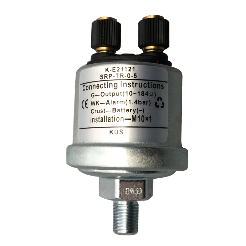0-5bar M10x1 KUS 52 мм указатель типа моторного масла манометр модификация 0-5Bar 0-75PSI морской подвесной внутренний двигатель генератор - Цвет: 0-5bar M10x1