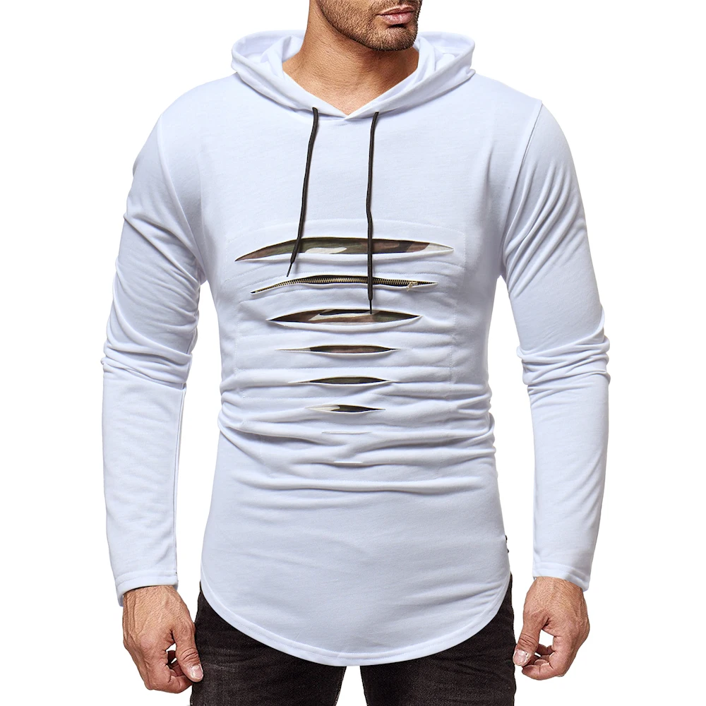 Купить Лонгслив С Капюшоном Мужской