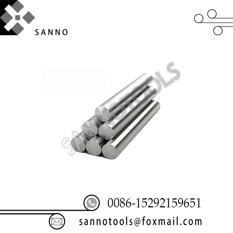 

Tungsten carbide strips bars 45 / 55 degree 2mm-12mm cnc tungsten carbide round bars, finishing carbide rods for graving