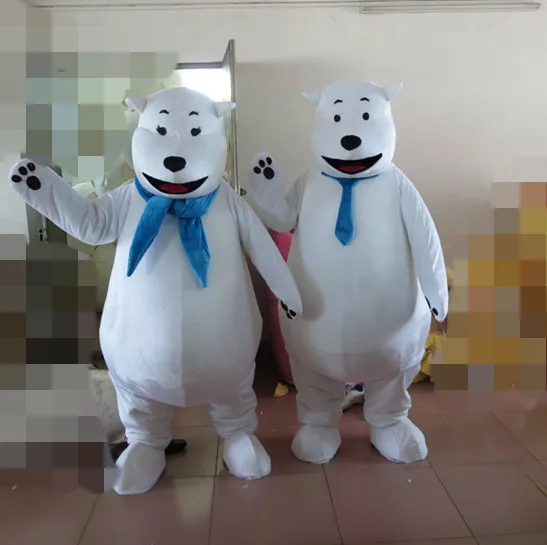

Latest high quality Custom Made mascot White Polar Bear Mascot Costume White Polar Bear Cosplay Mascot cosplay costume
