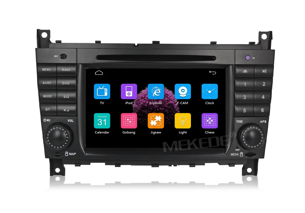 Perfect HD capacitive screen Car DVD for Mercedes Benz C Class W203 2004-2007 c200 C230 C240 C320 C350 CLK W209 2005 Sat Navi GPS Radio 13