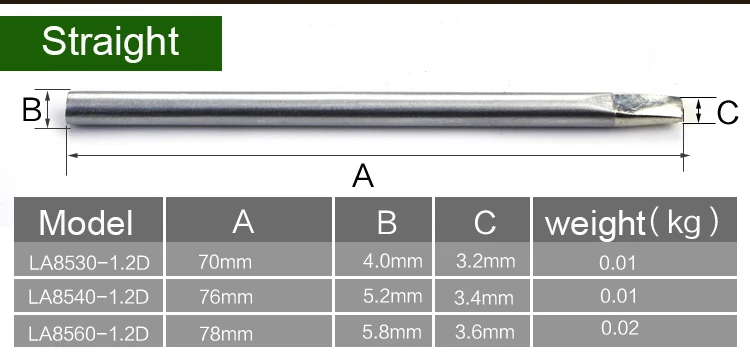 LAOA 30/40/60 Вт паяльник наконечник паяльная головка для замены и переделки LA812530/40/60