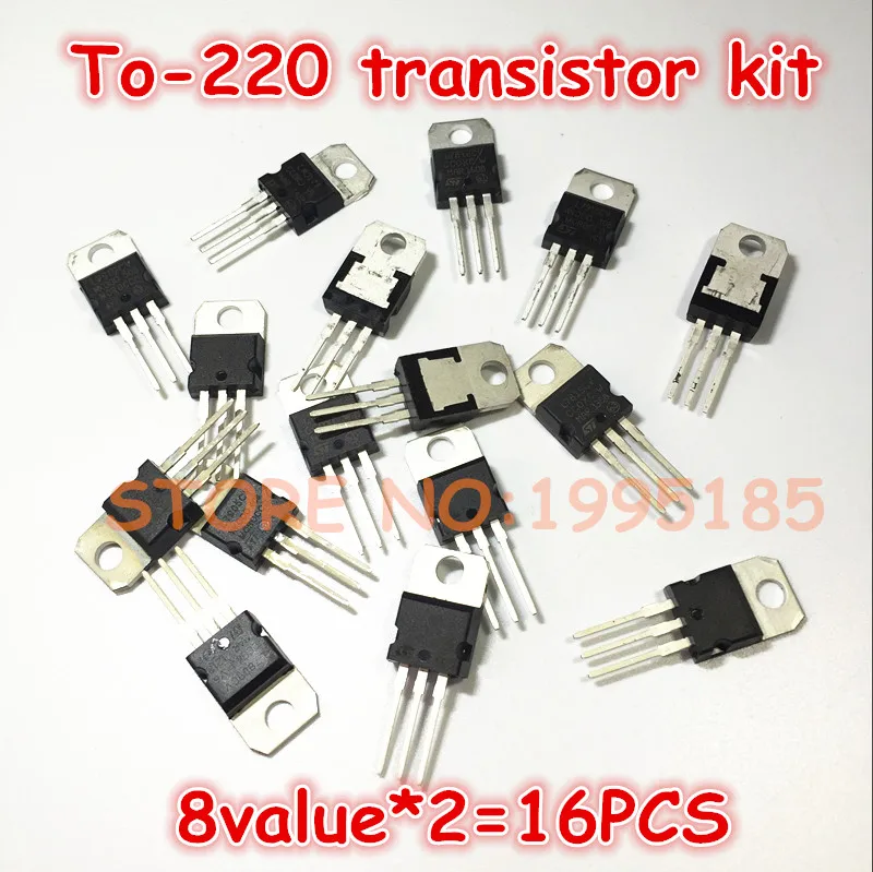 

ALL 8value*2=16PCS 7805 7809 7812 7815 7905 7912 7915 LM317 to-220 transistor kit assortment