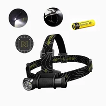 Nitecore HC30 светодиодный налобный фонарь Cree XM-L2 U2 1000 люменов с NItecore NL186 18650 2600 батареей для пеших прогулок, альпинизма, кемпинга