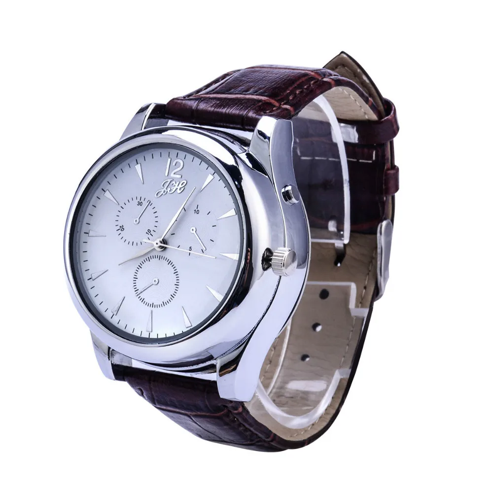 Cigarette Lighter watch Men USB rechangeable Casual Quartz Watch fashion Arc Flameless Lighter Wristwatches clock JH338