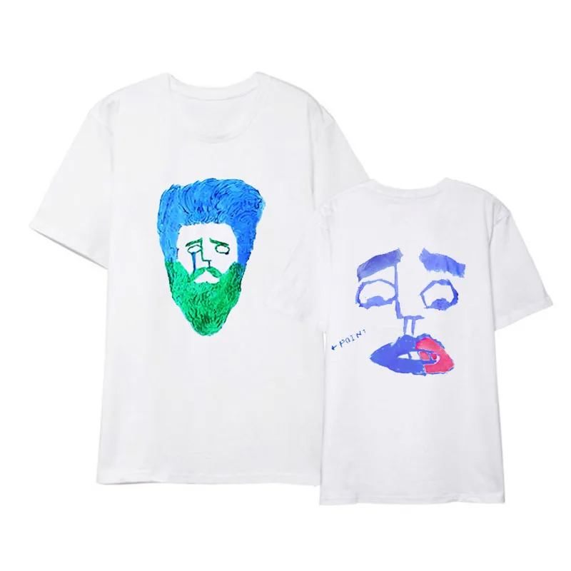 Kpop jin suga, летняя футболка, 5TH MUSTER Busan, Сеульский концертный граффити, одежда k-pop Bangtan, Футболка harajuku для мальчиков, k pop, футболка