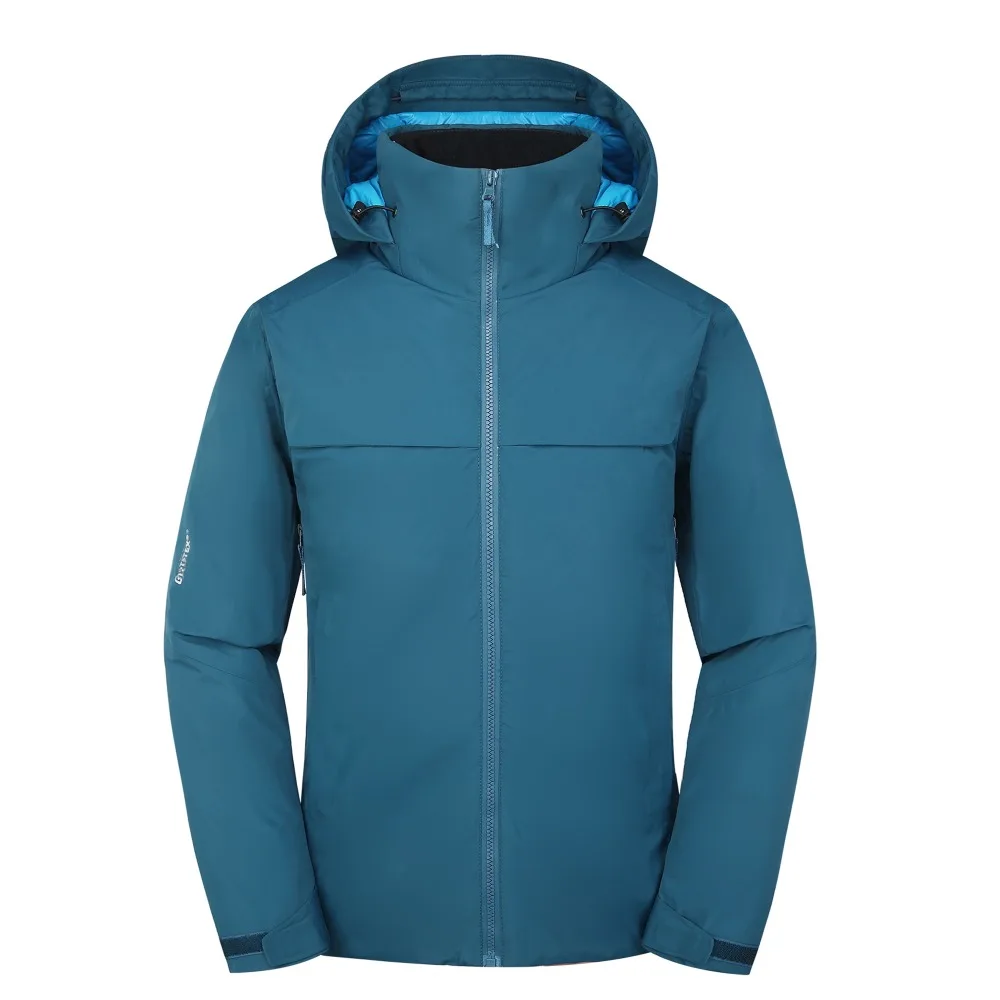 

2018 Winter Jacket Men Waterproof Windproof Down Jacket Stand Collar Thick Men's Windbreaker Outerwear White Duck Down Men