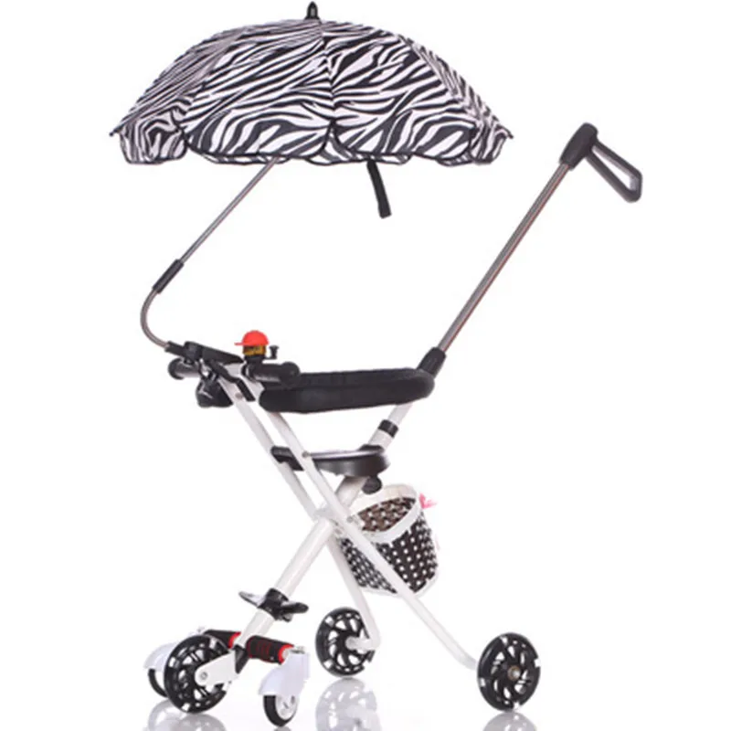 Многофункциональная 3 в 1 Роскошная детская коляска, складной светильник, ремень для переноски, костюм для лежа, популярная детская коляска для мамы - Цвет: 1