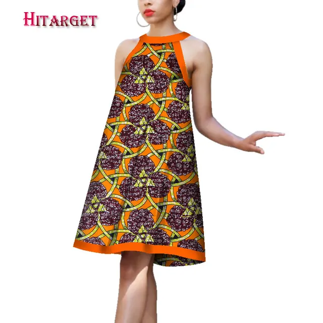 sleeveless african dress