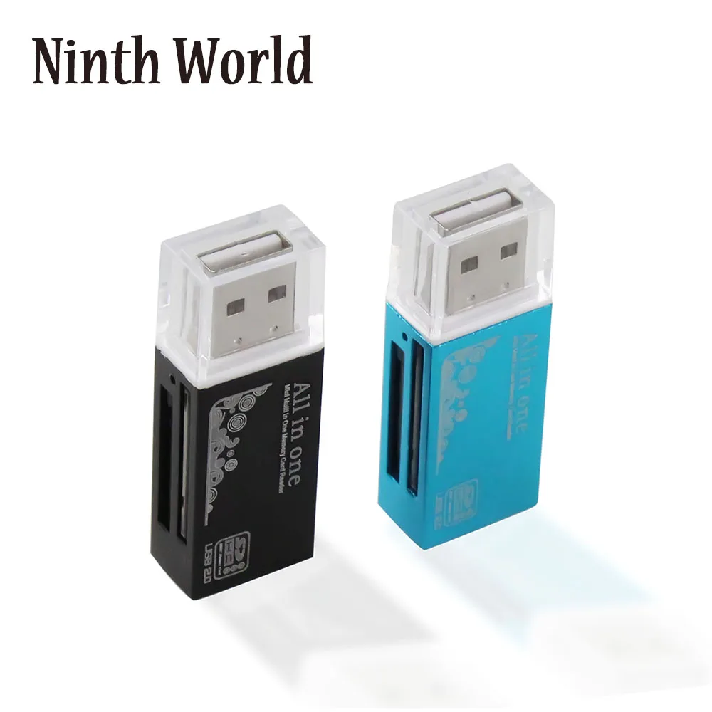 1 шт. кард ридер крошечный USB 2 0 все в мульти адаптер для Micro SD SDHC TF M2 MMC