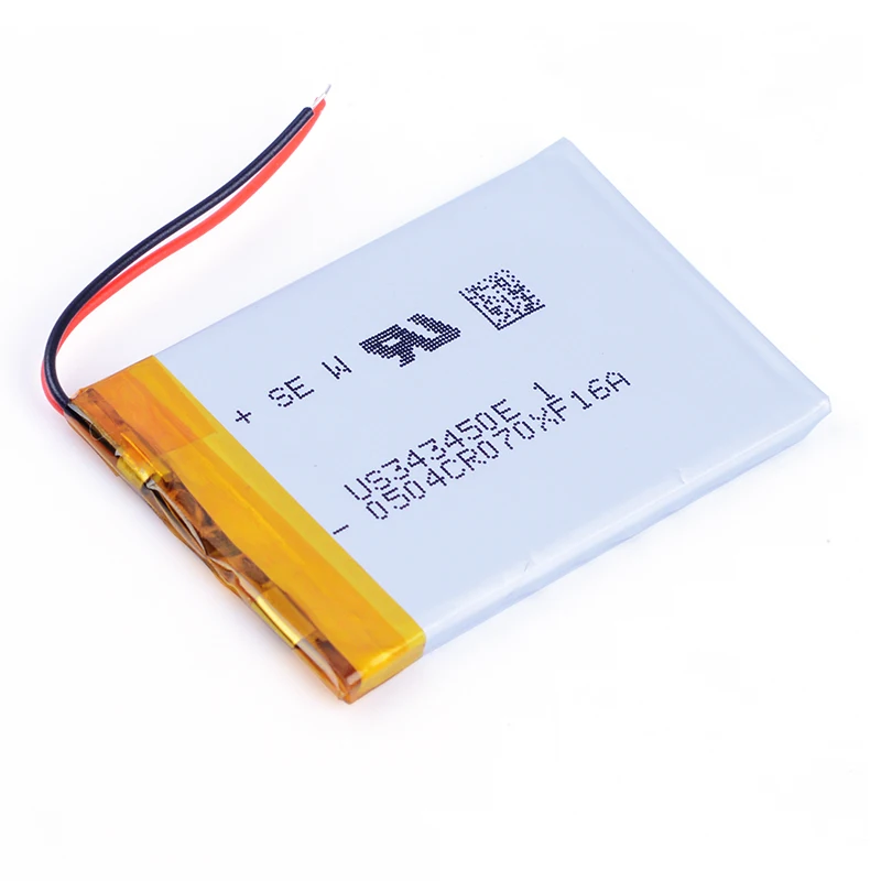 

343450 3.7V 600mAh Rechargeable Li-Polymer Li-ion Battery For mp3 mp4 bluetooth earphone GPS toys DVR E-book US343450E 323450