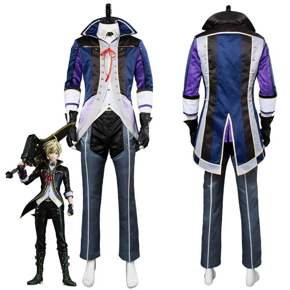 God Eater 2 Julius Visconti костюм для косплея униформы Хэллоуина Карнавальные Платья на