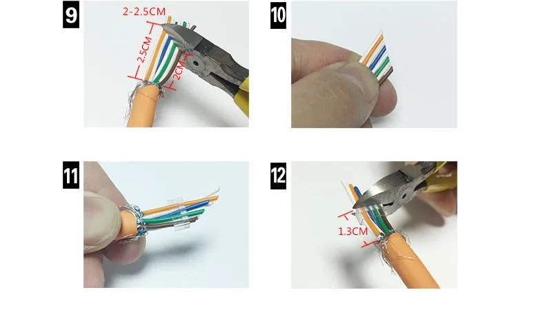 Aucas Новое поступление высокое качество сети cat7 щипцы инструмент Cat7 обжимные плоскогубцы инструмент щипцы обжимные плоскогубцы резак для резки